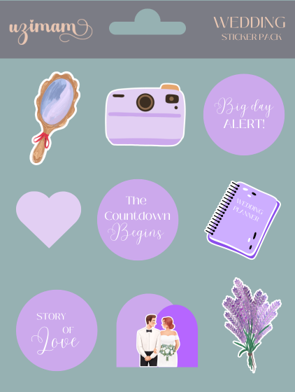 wedding stickers